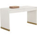 Ilona 55 X 22 inch Oyster Shagreen Desk
